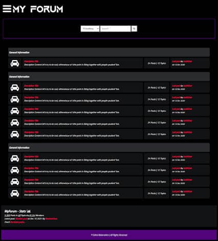 ForkBB open source forum system